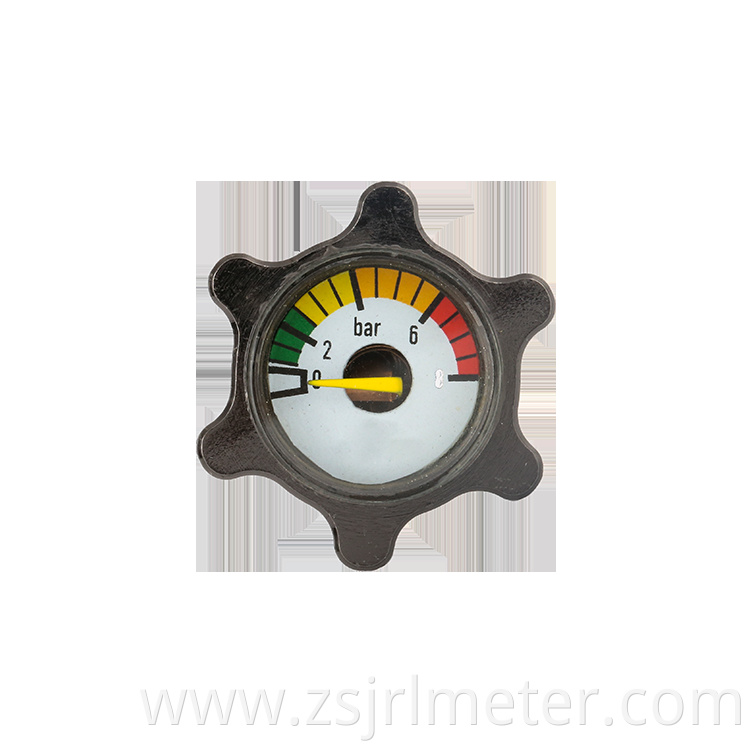 Hot selling mini-sized pressure gauge air compressor fire distiguisher gauge medical device gauge